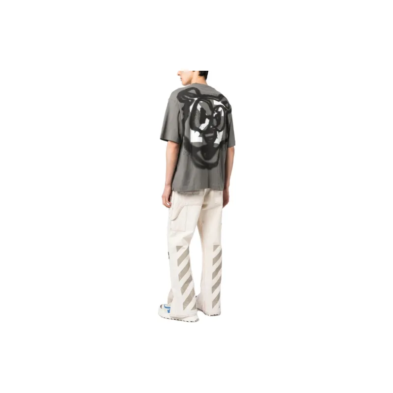 OFF WHITE T Shirts Men Gray-3
