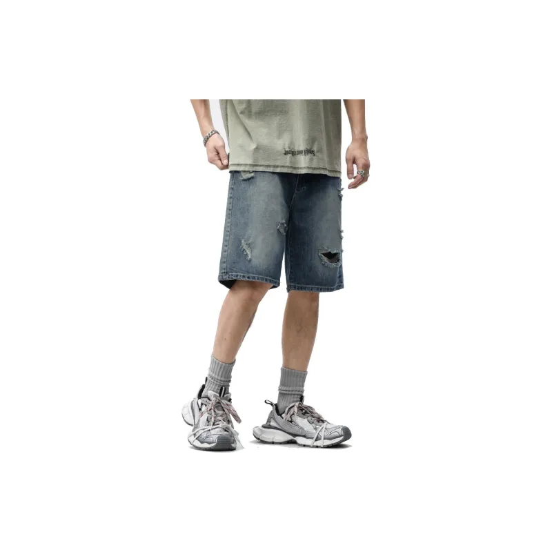 KGK Denim Shorts Men's Vintage Blue-6
