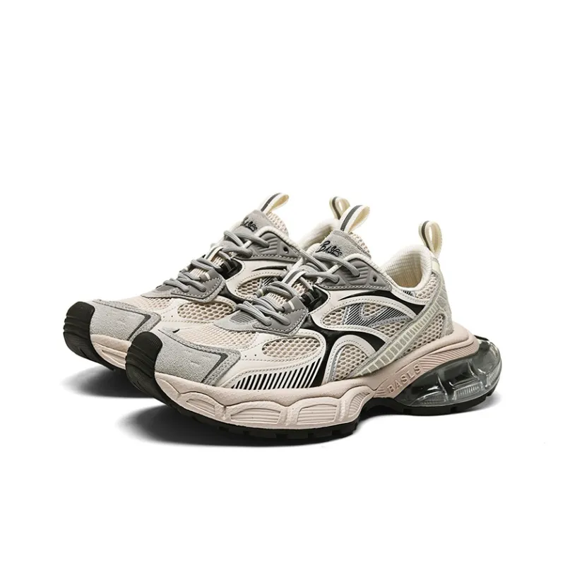 BASLS Bashe Series Anti-Slip Wear-Resistant Low-Top Chunky Sneakers Unisex-1
