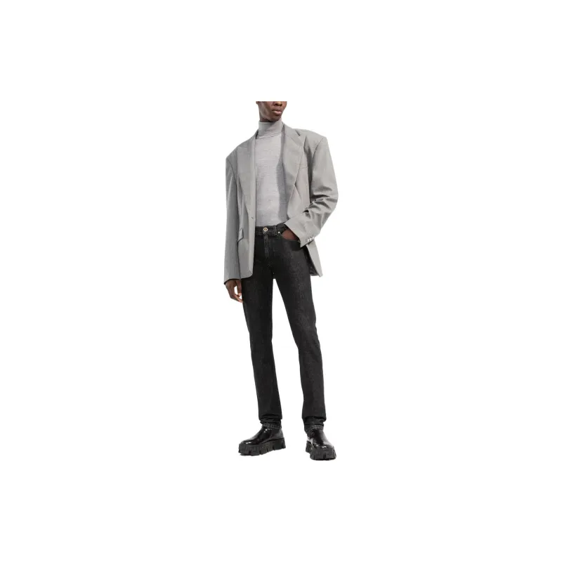 VERSACE Tapered Denim Jeans-1