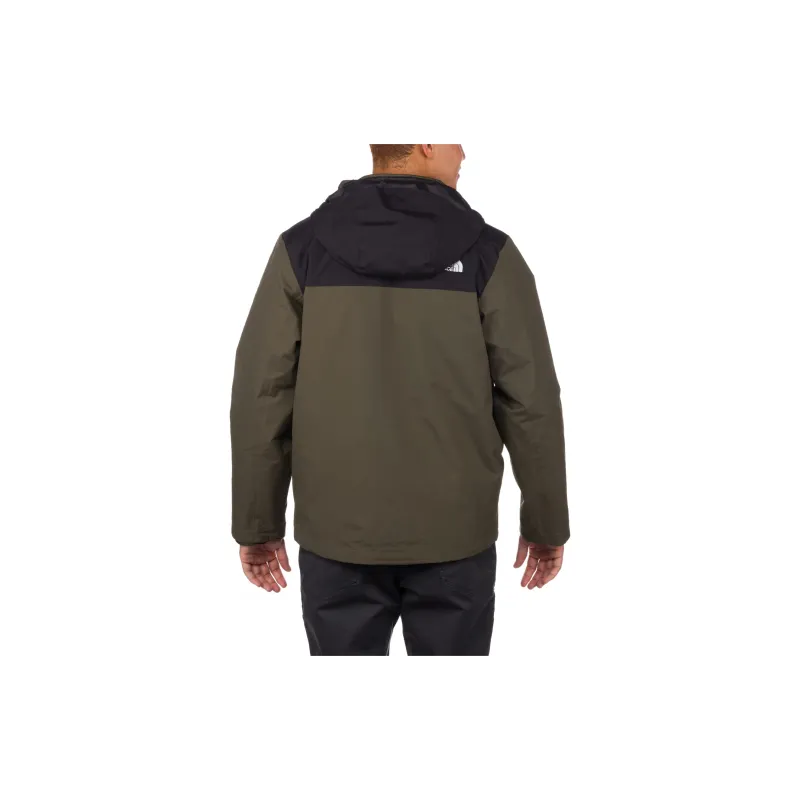 THE NORTH FACE Outdoor Hiking Waterproof And Warm Windbreaker Jacket Men's New Gray Green-1