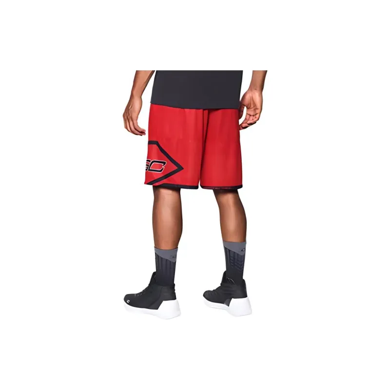 Under Armour Basketball Shorts Men's Red-5