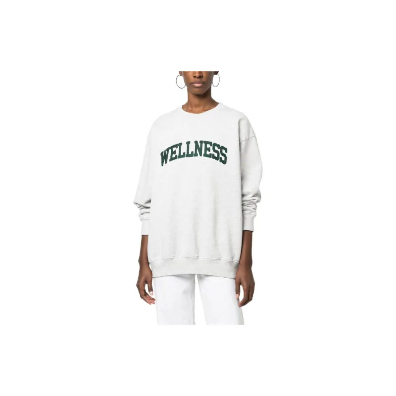SPORTY & RICH Wellness print Crew neck Sweatshirt-1