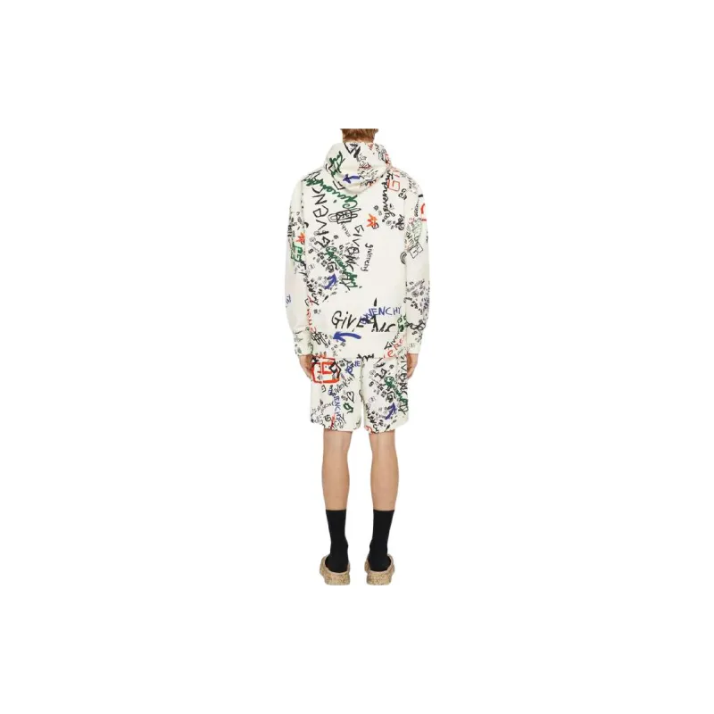 Givenchy All Over Graphic Print Sweatshorts-2