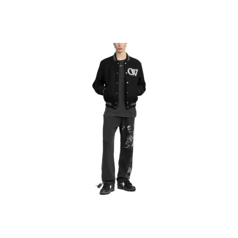 OFF WHITE People Print Cotton T shirt-4