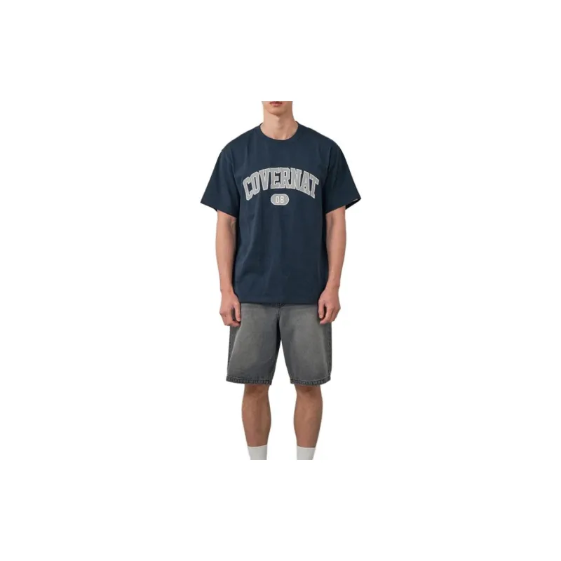 COVERNAT T Shirts Unisex Navy-5