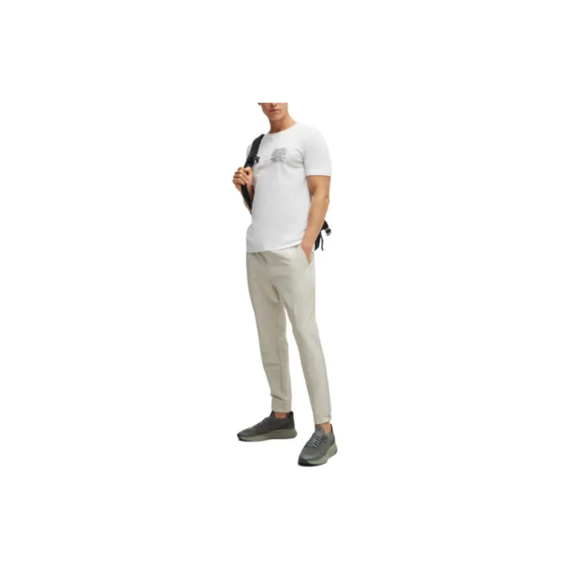 HUGO BOSS Logo Printed Crewneck T Shirt-3