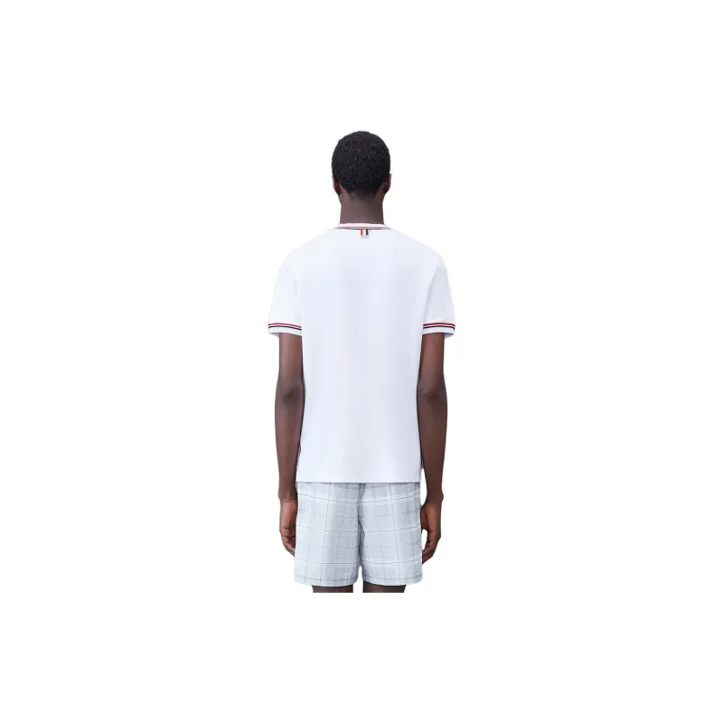 THOM BROWNE Milan Striped Crewneck T Shirt-2