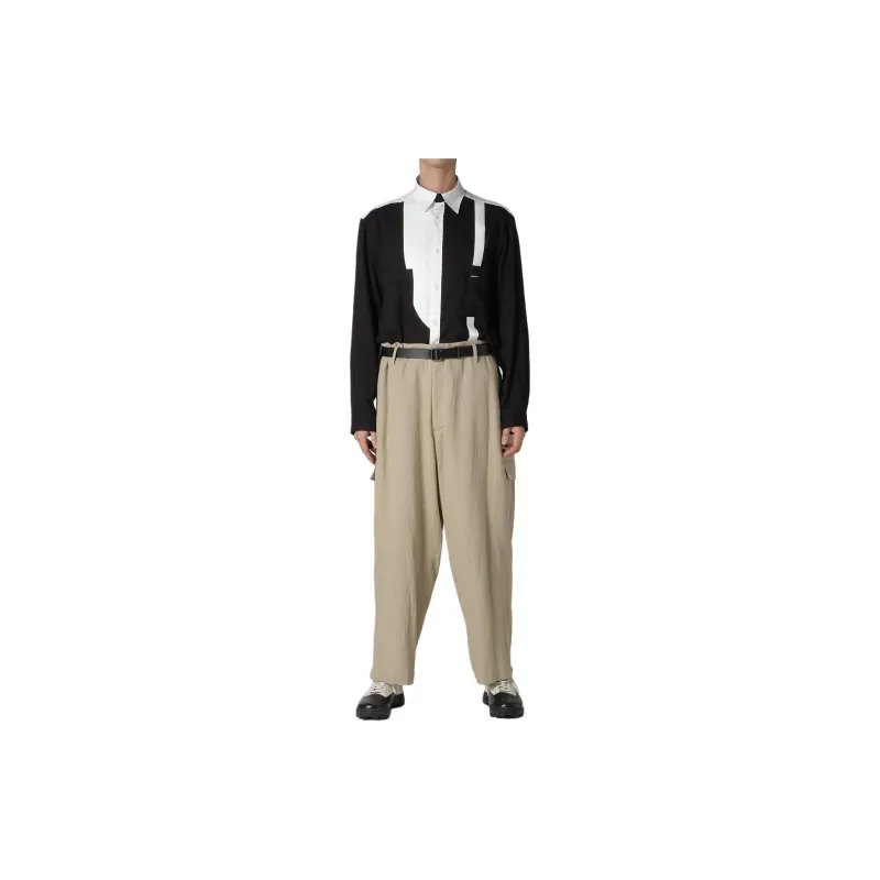 Yohji Yamamoto Y's For Men FW24 Casual Pants Men's Light Umber-2