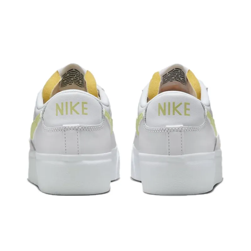 Nike Blazer Low Platform White Life Lime Women's-4
