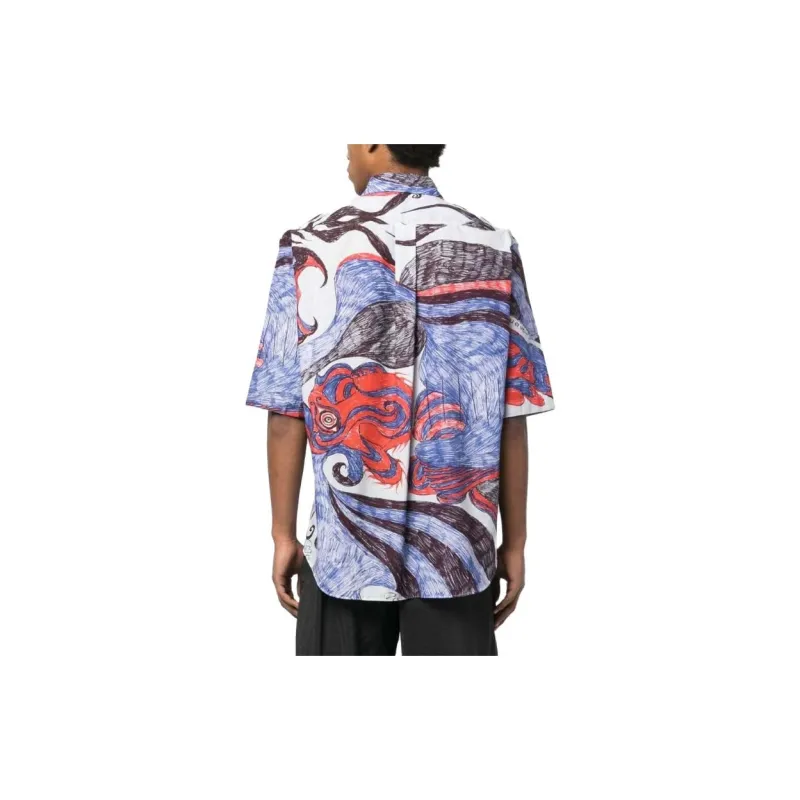 Lemaire Angkasapura Graphic print Shirt-2