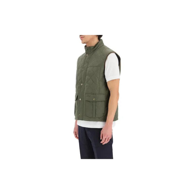 BARBOUR Vests Men Army Green-3