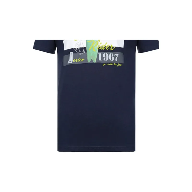 EMPORIO ARMANI EA7 T Shirts Men Marine Blue-6