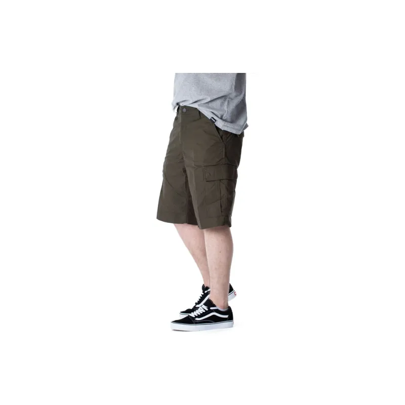 Carhartt WIP Logo Patch Knee Length Cargo Shorts-4
