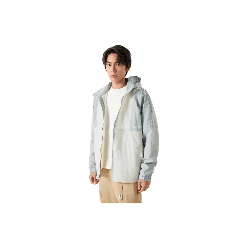 THE NORTH FACE Jackets Coats Men's Dune White/Starlight Gray-4