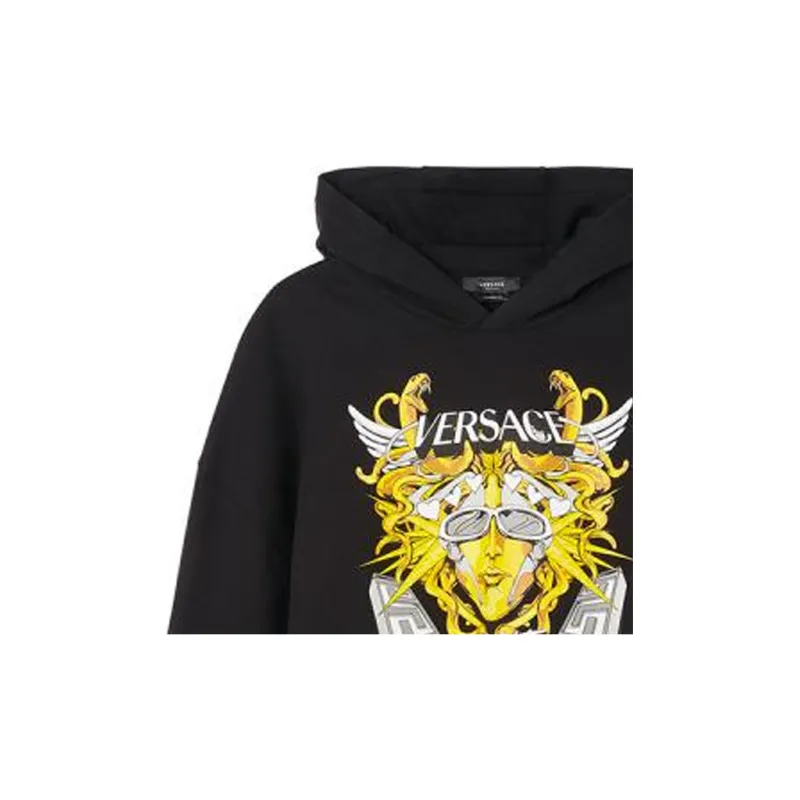 VERSACE FW22 Sweatshirt Men's Black-5