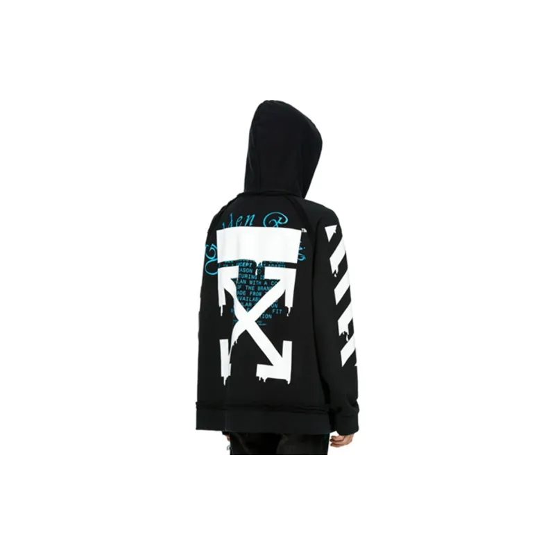OFF WHITE Dripping Arrows Incompiuto Hoodie-4
