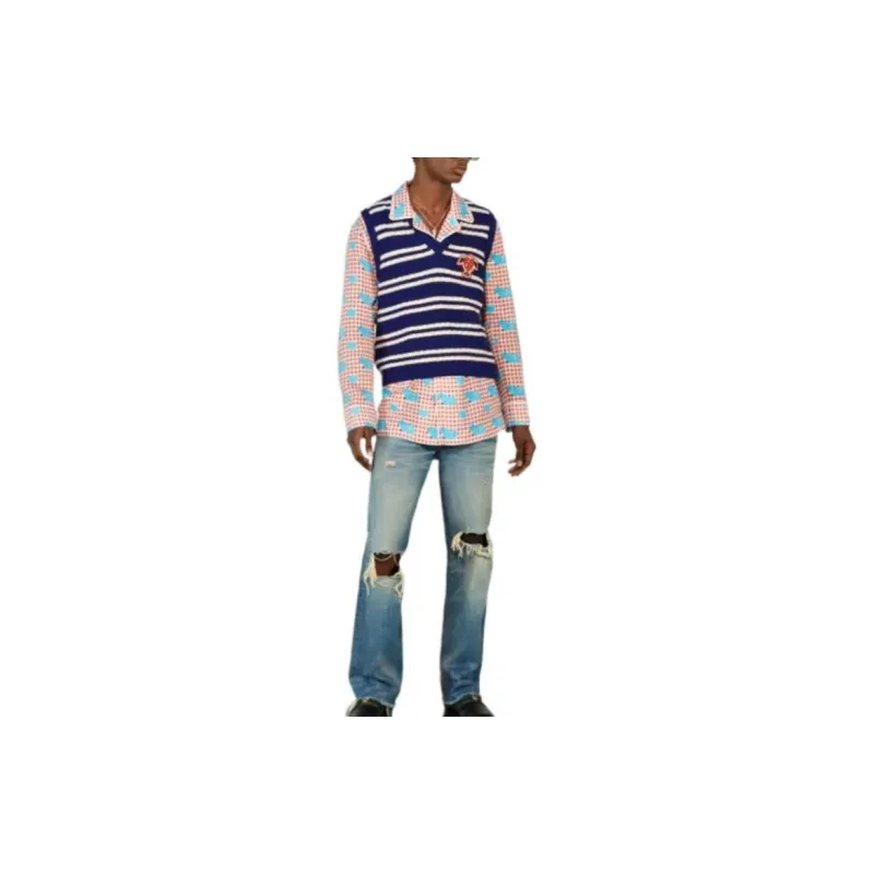 GUCCI Jeans Men Denim Blue-3