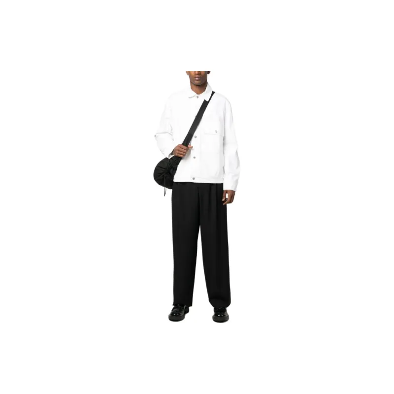 THE ROW Pleated Wide-leg Wool Trousers-1
