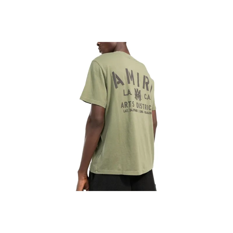 AMIRI T-Shirts Men Green-3