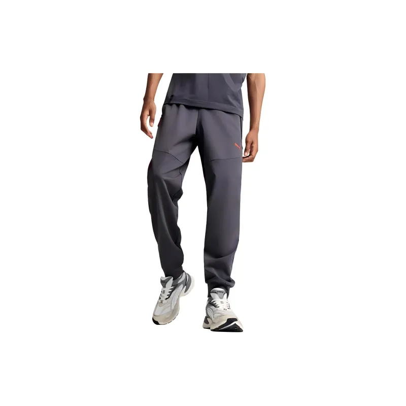 PUMA PUMATECH Knitted Sports Pants Men's Dark Gray-2