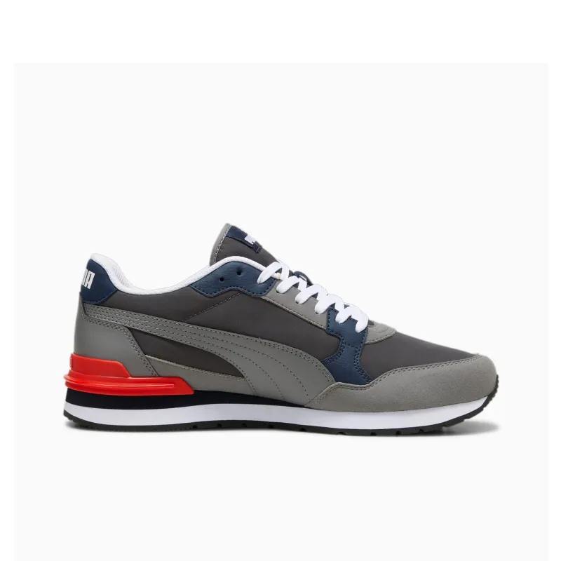 PUMA St Runner Anti Slip Wear Resistant Low Top Casual Shoes Men's Gray-1
