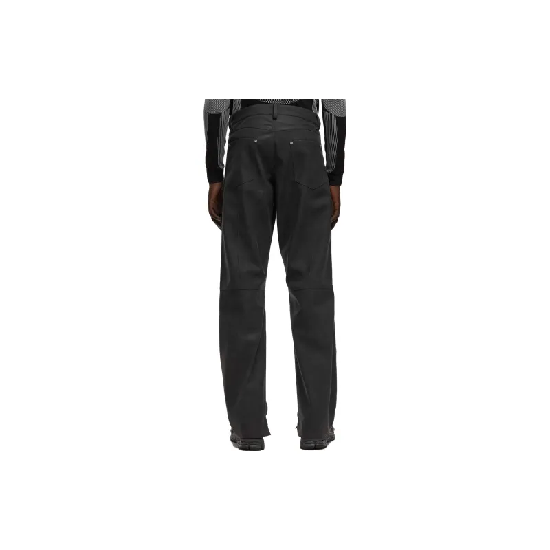 Misbhv Vegan Leather Carpenter Trousers-2