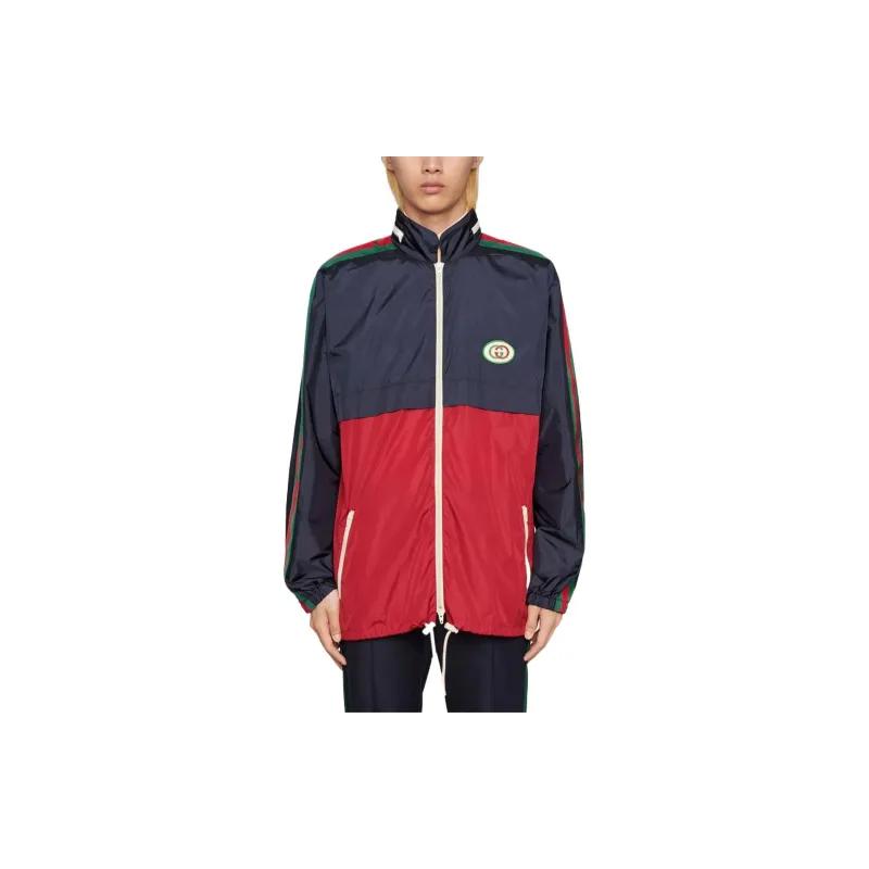 GUCCI Logo Patch Track Jacket-2