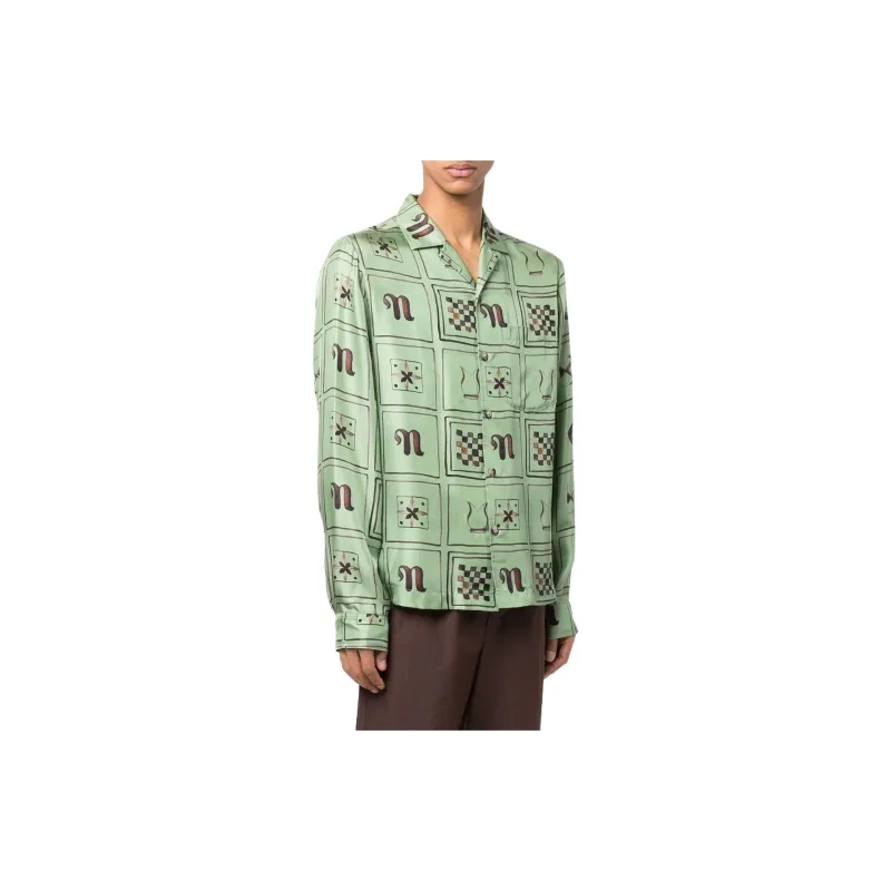 NANUSHKA Shirts Men Green-3