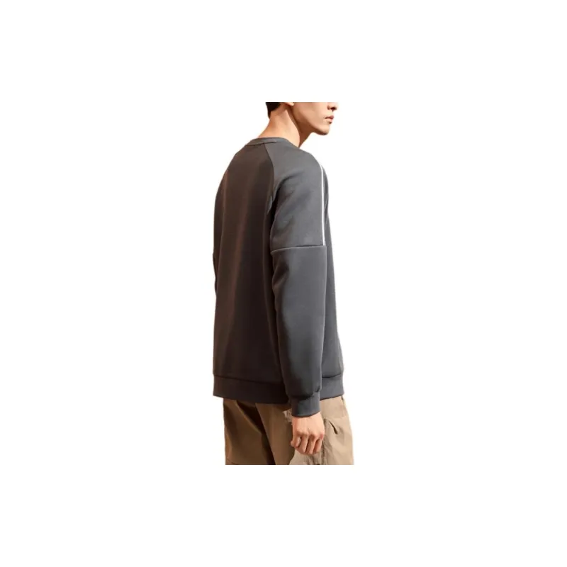 Anta Variety Training Collection Sweatshirt Men's Wax Gray-1