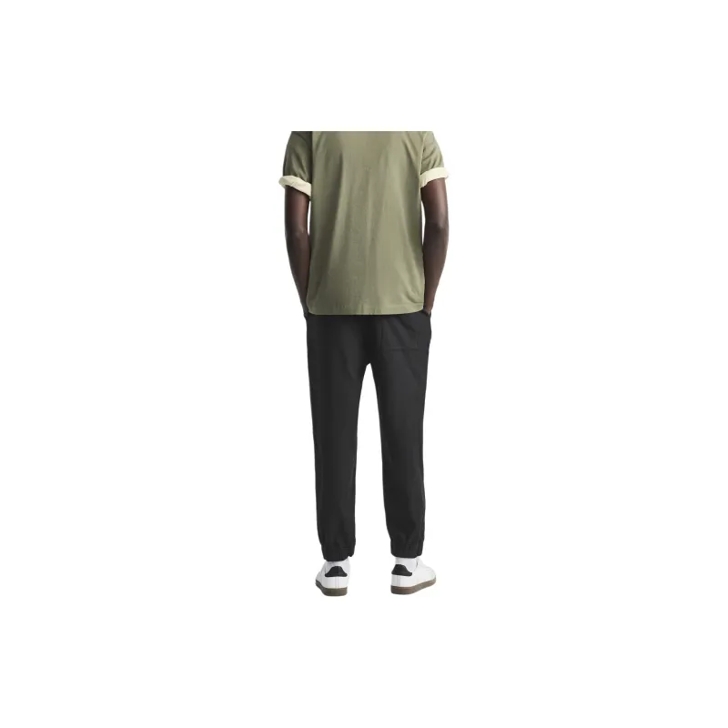 ZARA Casual Pants Men Black-4