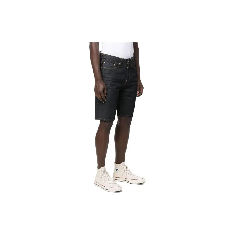 EVISU Denim Shorts Men Black-4