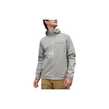 Columbia Water Resistant Windbreaker Jacket Men's Gray