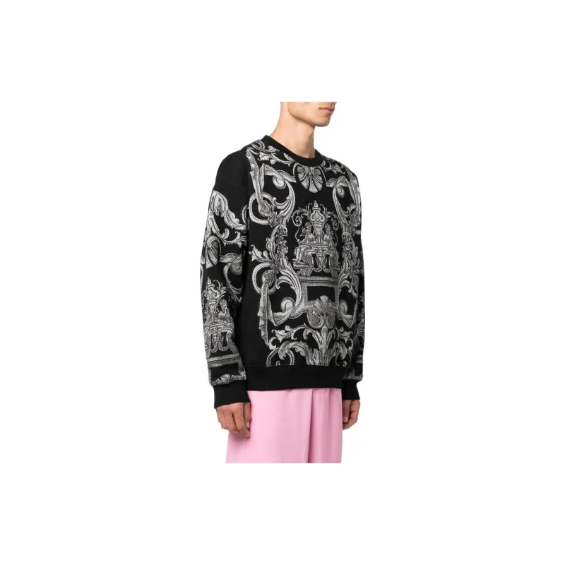 VERSACE FW22 Sweatshirt Men's Black-3