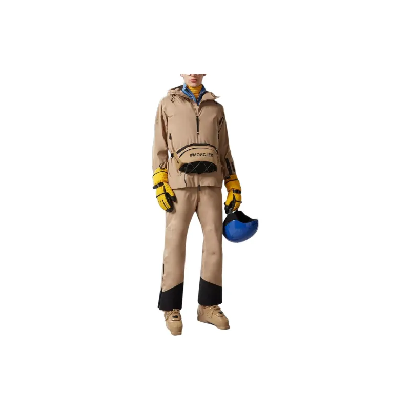 Moncler Ski Pants Men Khaki-1