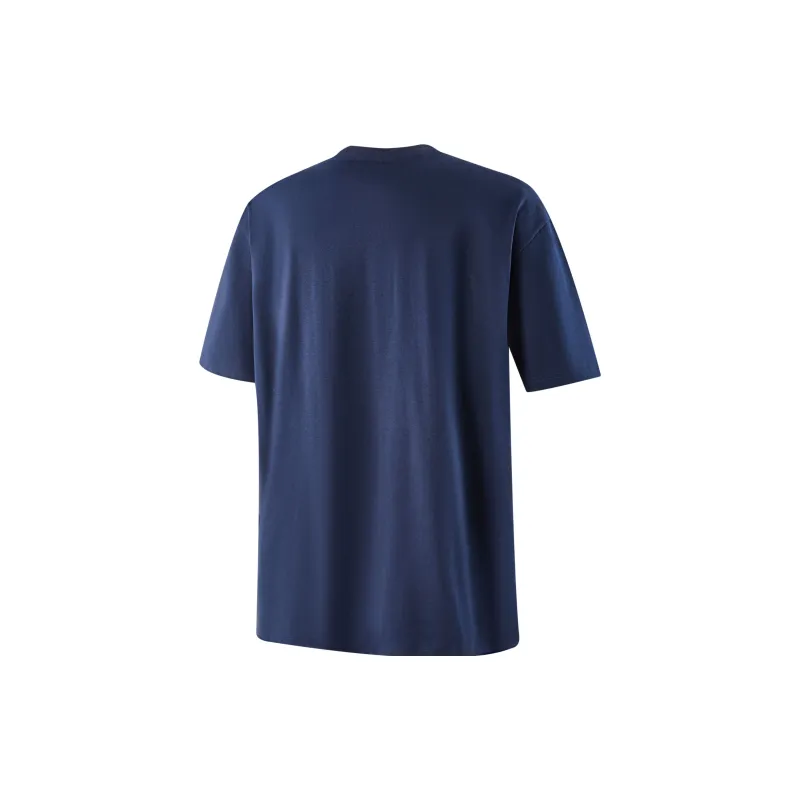 NBA Set-in Sleeve T-Shirt Unisex Navy Blue-1