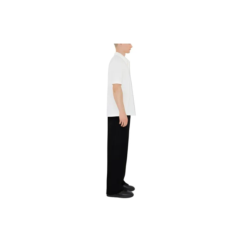 Burberry Logo patch Cotton Polo Shirt-2