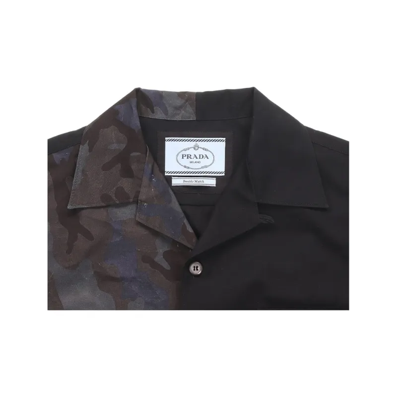 PRADA Double Match Bowling Shirt-4