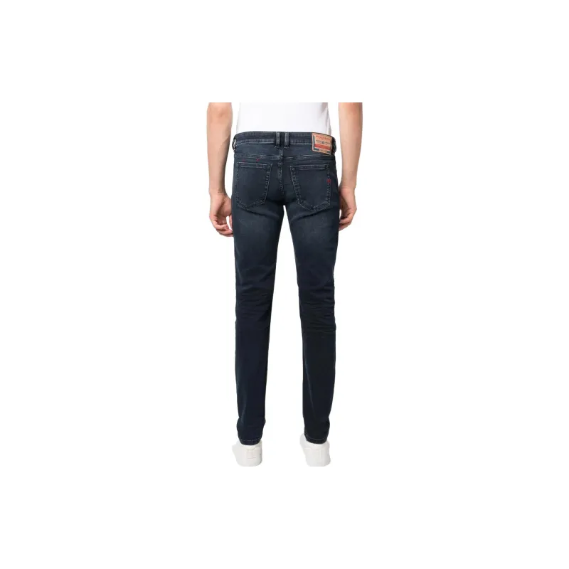 DIESEL Logo Patch Low Rise Jeans-2