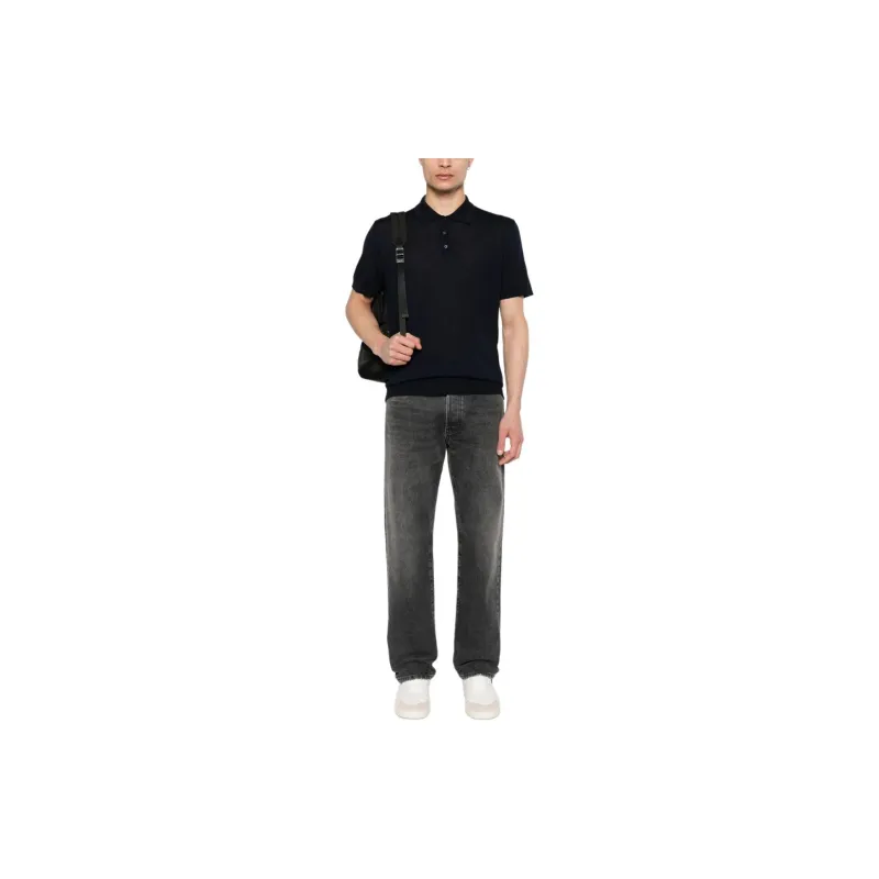 Golden Goose Logo Patch Polo Shirt-1