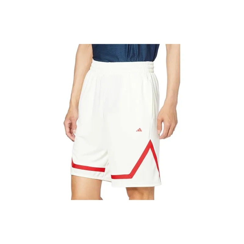 Adidas SS23 Basketball Shorts Men's Jade White-4
