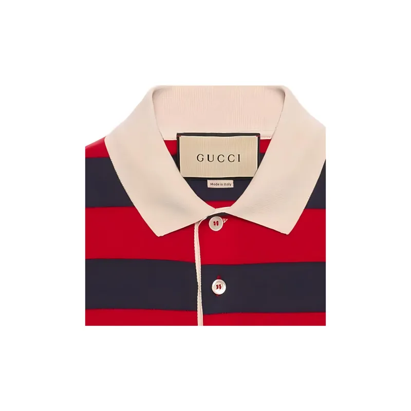 GUCCI SS22 Polo Shirt Men's Red-3