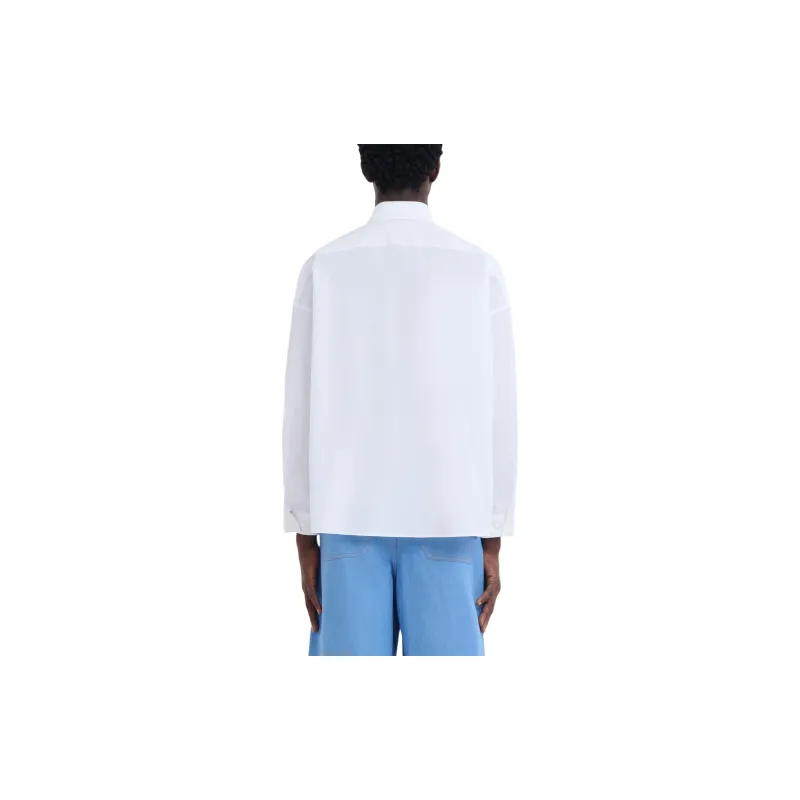 MARNI Poplin Shirt With Flower Patches-3