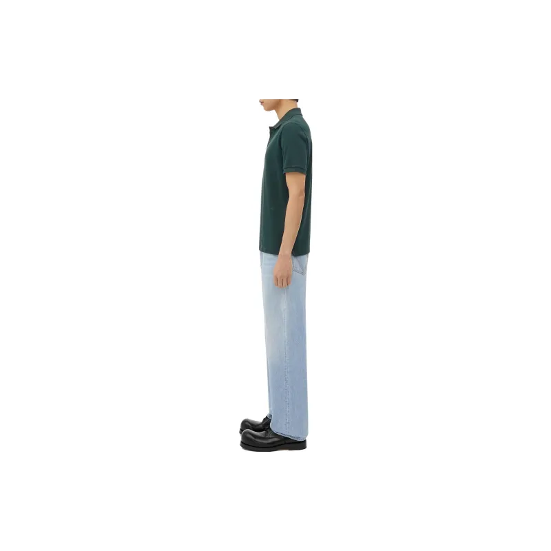 Bottega Veneta FW22 Polo Shirt Men's Dark Green-3