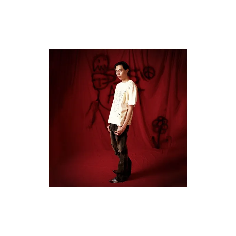 SSSAINT LOUIS T-Shirt Unisex Dirty White-4
