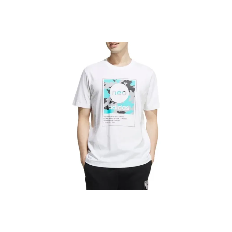 Adidas Neo T Shirts Men White-1