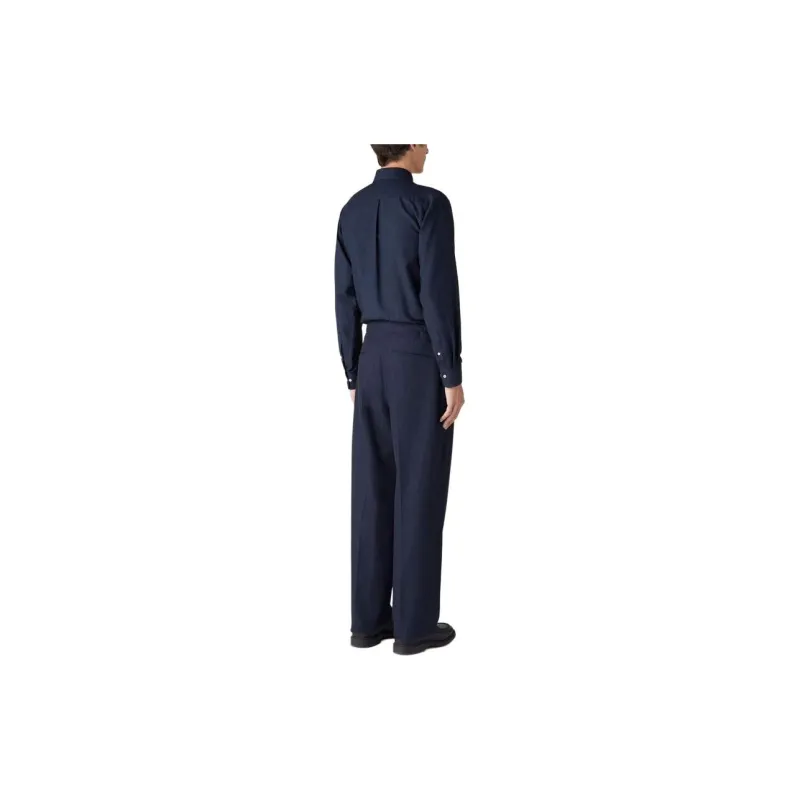 Loro Piana SS24 Casual Pants Men's Dark Blue-4