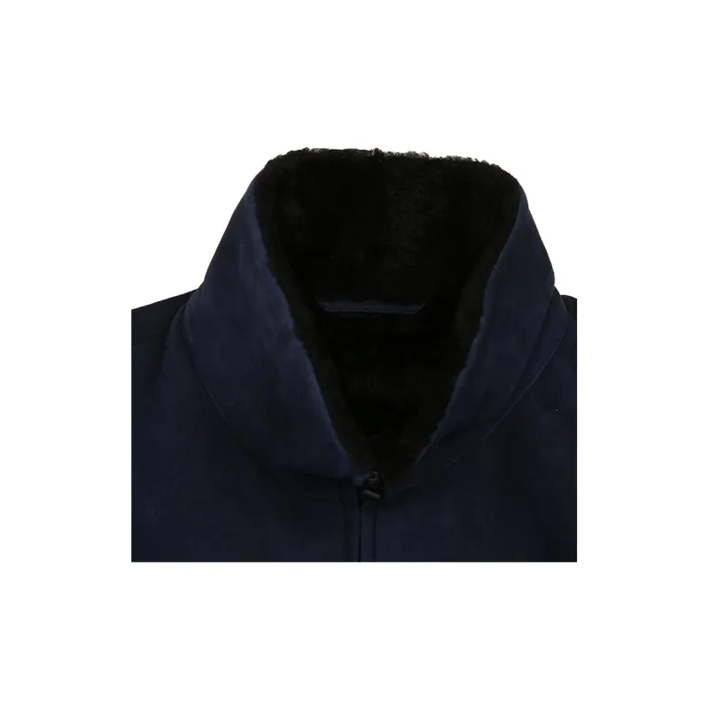 EMPORIO ARMANI Leather Jacket Men's Black-2