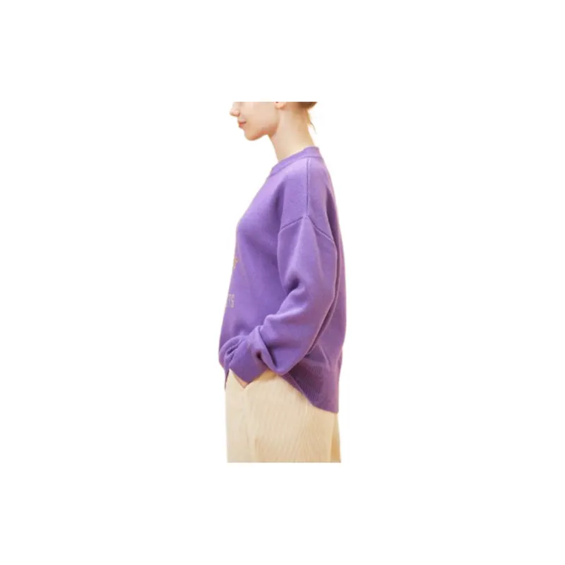 Mizuno x PEANUTS Cashmere Sweater Unisex Purple-2
