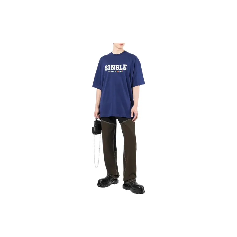 Vetements SS22 T Shirt Men's Blue-1